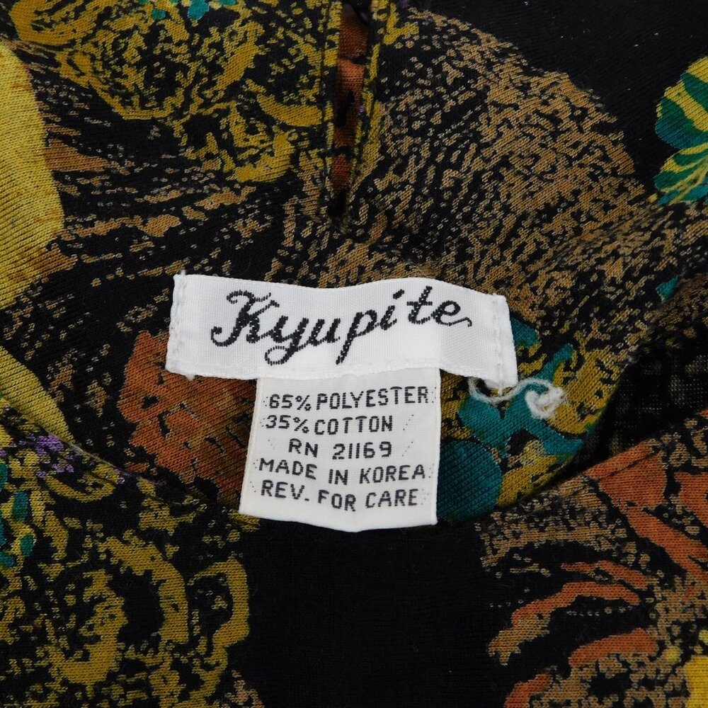 Lot Of 2 Kyu pi te (Korean Brand) Women Multicolor Floral Blouse NO SIZE TAG - Picture 6 of 14
